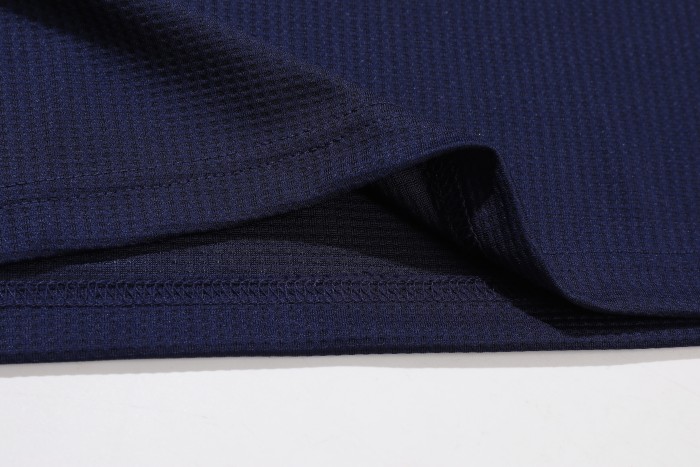 Top Quality Men Soccer Jersey Dark blue