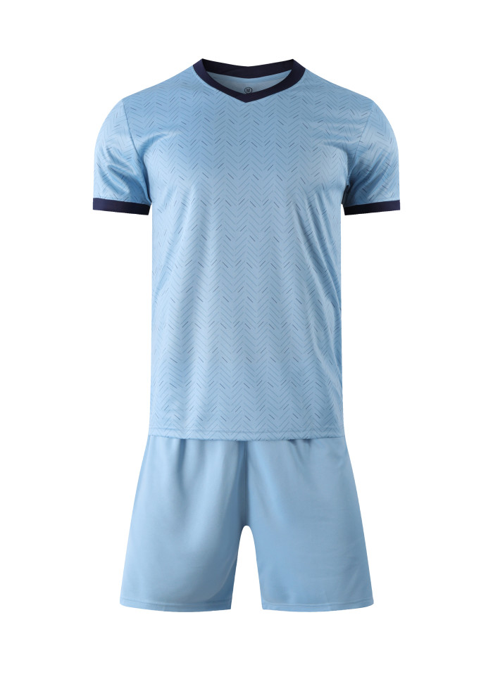 Top Quality Men Soccer Jersey Blue