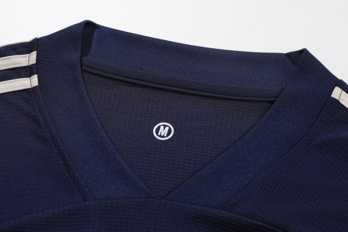 Top Quality Men Soccer Jersey Dark blue