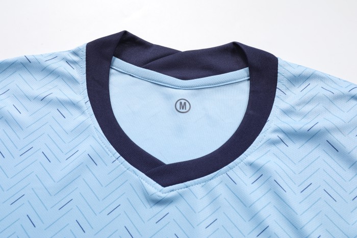 Top Quality Men Soccer Jersey Blue