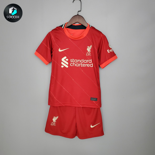 Liverpool Home Kids Jersey 21/22