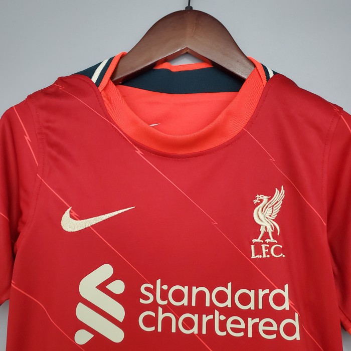 Liverpool Home Kids Jersey 21/22