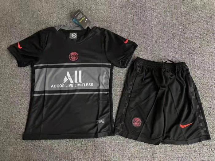 Paris Saint Germain Third Kids Jersey 21/22