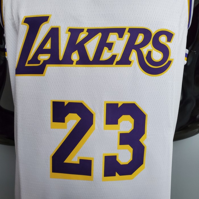 LeBron James Los Angeles Lakers 2020/21 Swingman Jersey White