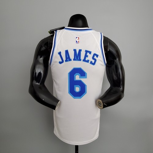 LeBron James Los Angeles Lakers 2020/21 Swingman Jersey White