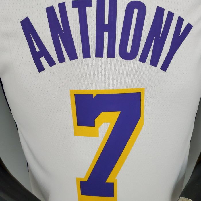 Carmelo Anthony Los Angeles Lakers 2020/21 Swingman Jersey White