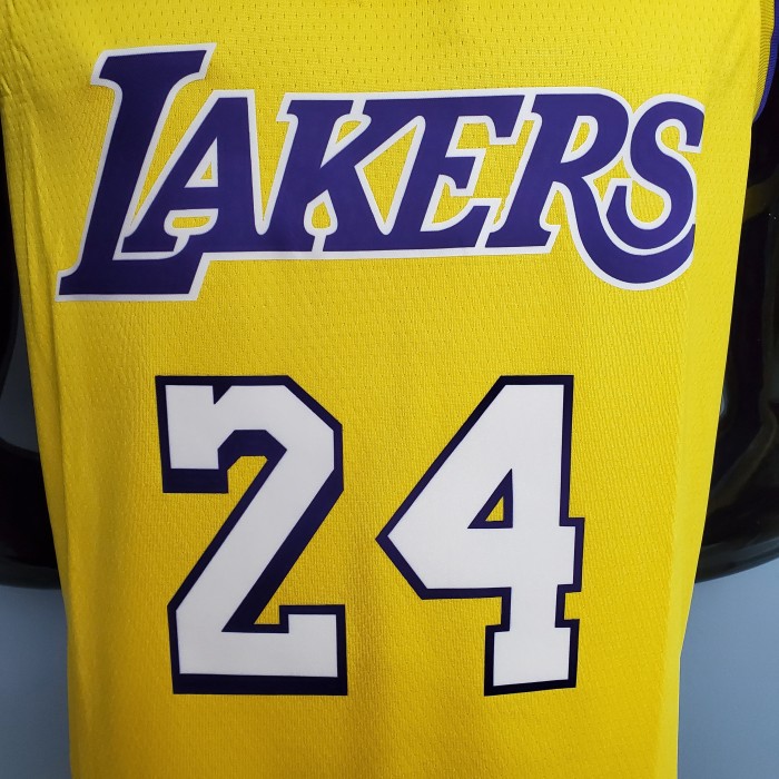 Kobe Bryant Los Angeles Lakers Swingman Jersey Yellow