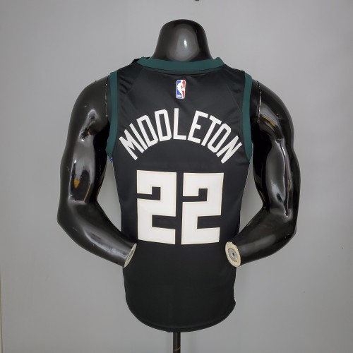 Khris Middleton Milwaukee Bucks Swingman Jersey Black