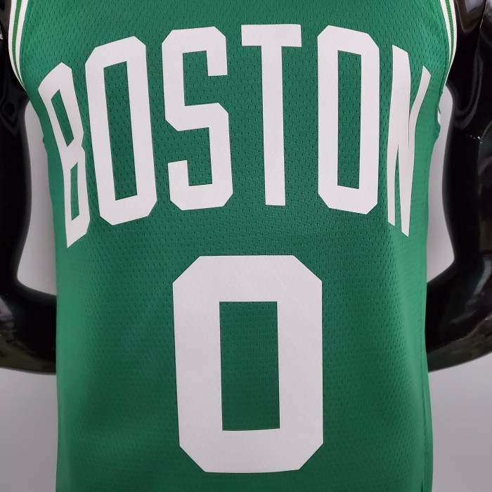 Jayson Tatum Boston Celtics 75th Anniversary Swingman Jersey Green