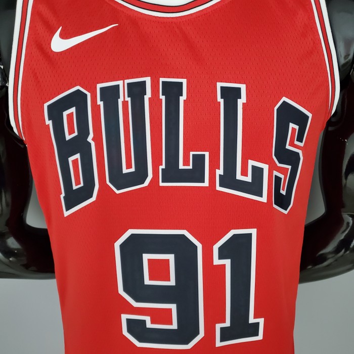 Dennis Rodman Chicago Bulls Swingman Jersey Red