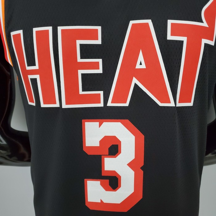 Dwyane Wade Miami Heat Swingman Jersey Black