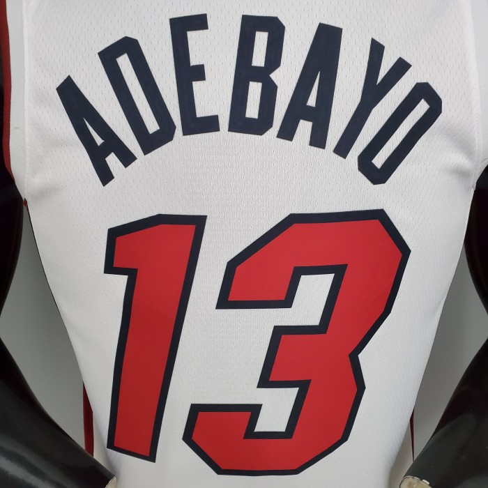 Bam Adebayo Miami Heat Swingman Jersey White