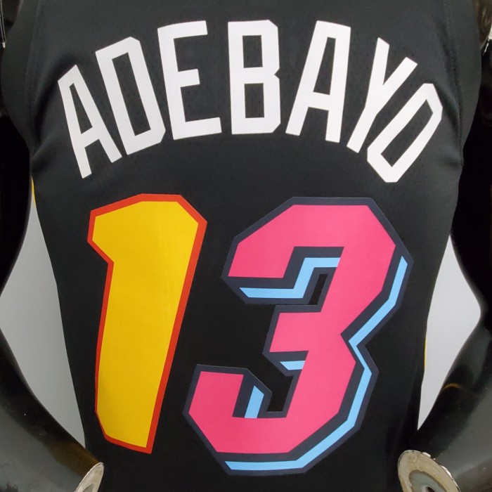 Bam Adebayo Miami Heat 2022 City Edition Swingman Jersey Black
