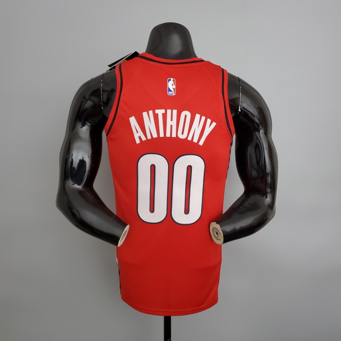 Carmelo Anthony Portland Trail Blazers Swingman Jersey Red