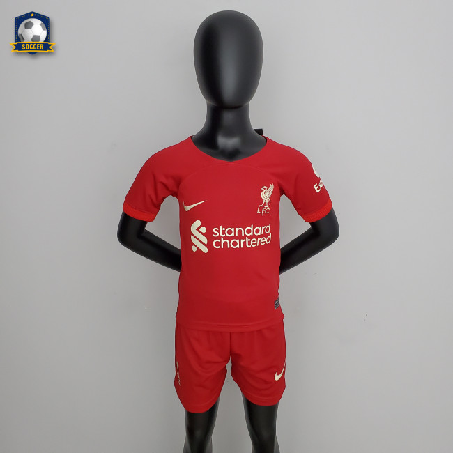 Liverpool Home Kids Jersey 22/23