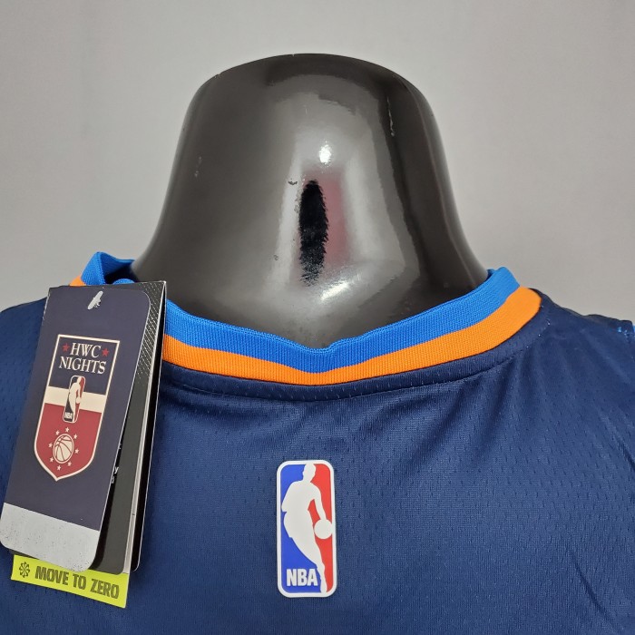 Chris Paul Oklahoma City Thunder Swingman Jersey Stripes Blue