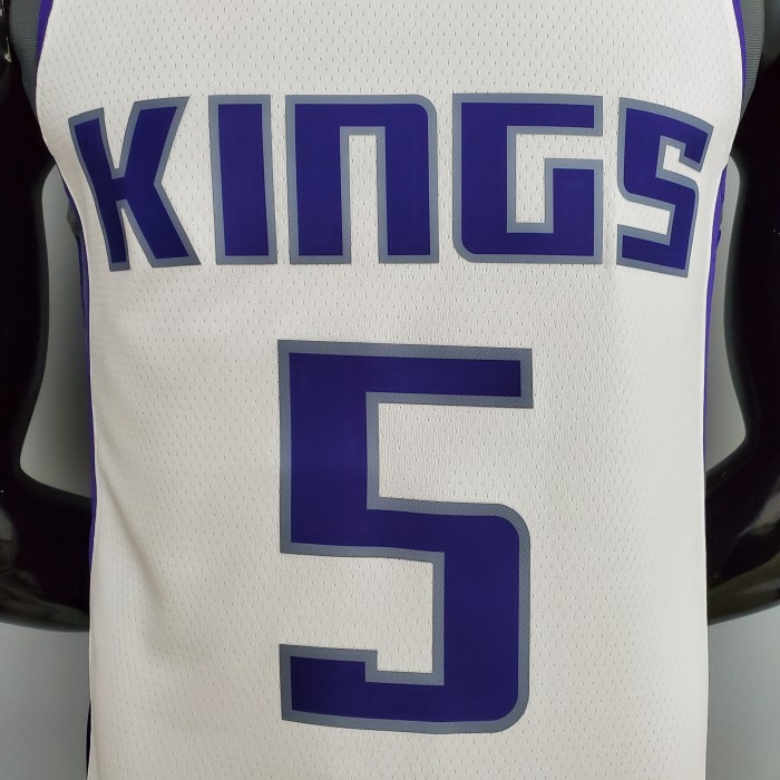 De'Aaron Fox Sacramento Kings 75th Anniversary Swingman Jersey White