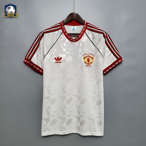 Manchester United Third European Cup Winners'Cup Final Retro Jersey 1990/91