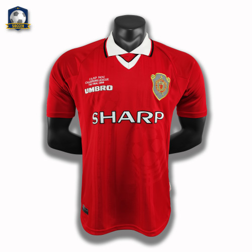 Manchester United Home Champions' League Final Retro Jersey 1999/00