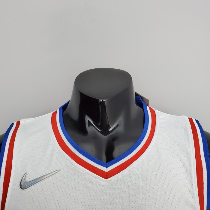 Joel Embiid Philadelphia 76ers 75th Anniversary Swingman Jersey White