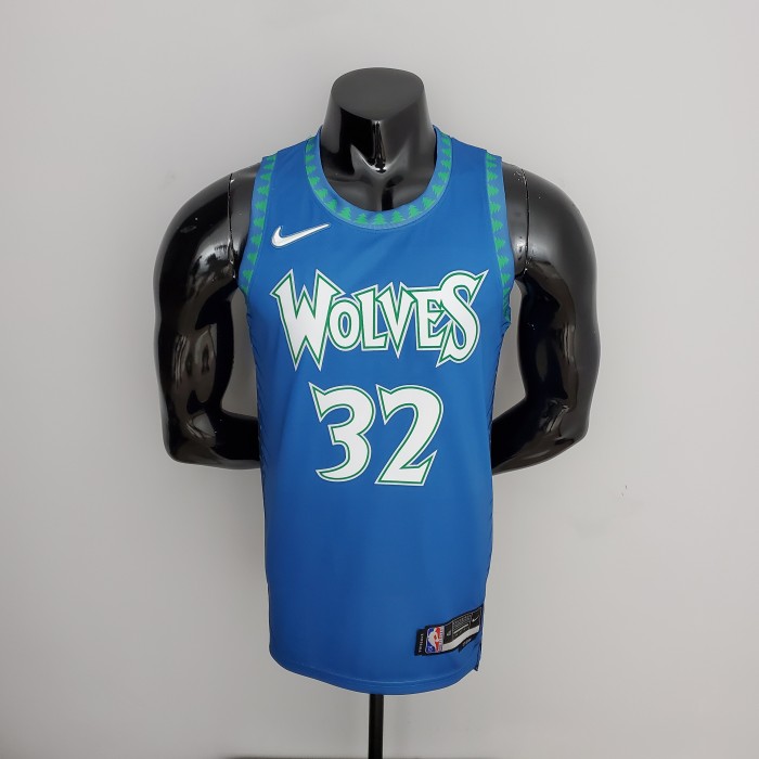 Karl-Anthony Towns Minnesota Timberwolves 75th Anniversary 2022 Swingman Jersey Blue
