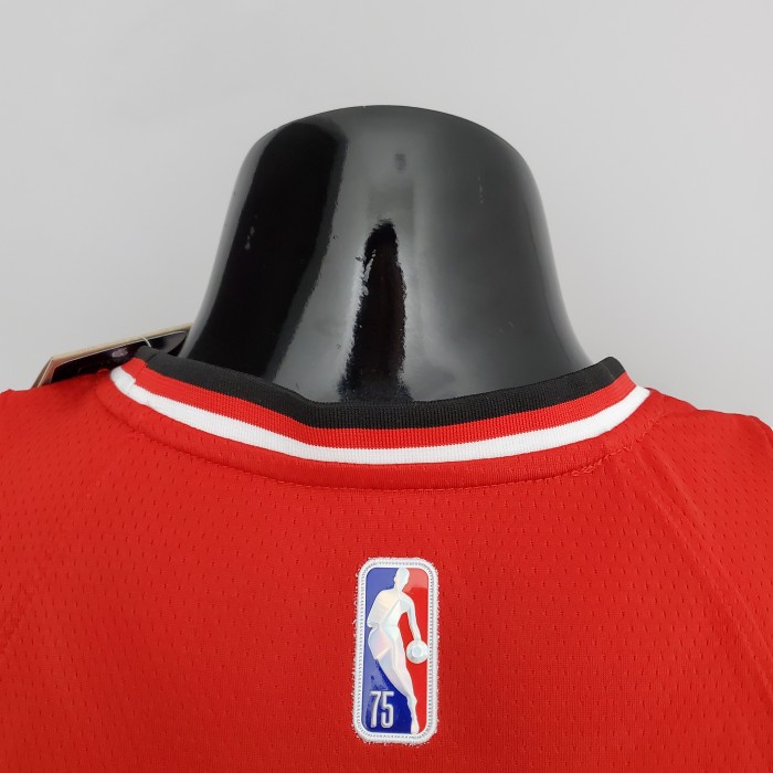 Derrick Rose Chicago Bulls 75th Anniversary 2022 Swingman Jersey Red