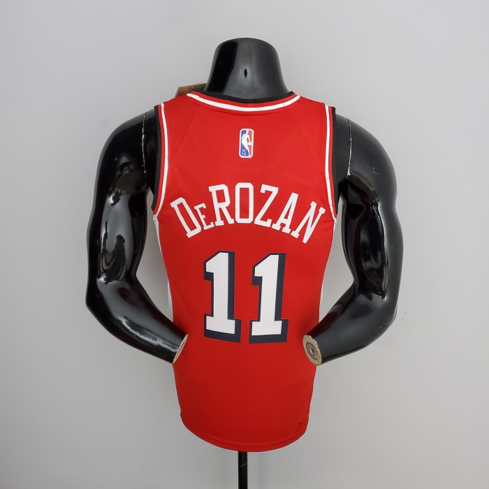 DeMar DeRozan Chicago Bulls 75th Anniversary 2022 Swingman Jersey Red