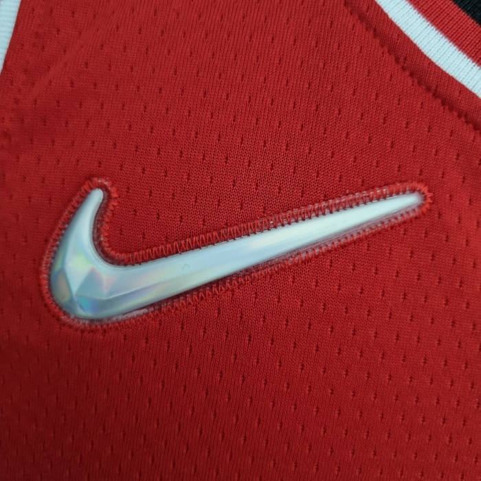 Lonzo Ball Chicago Bulls 75th Anniversary 2022 City Edition Swingman Jersey Red