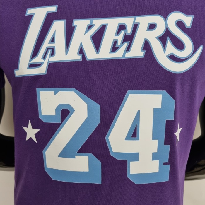 Kobe Bryant Los Angeles Lakers Casual T-shirt Purple