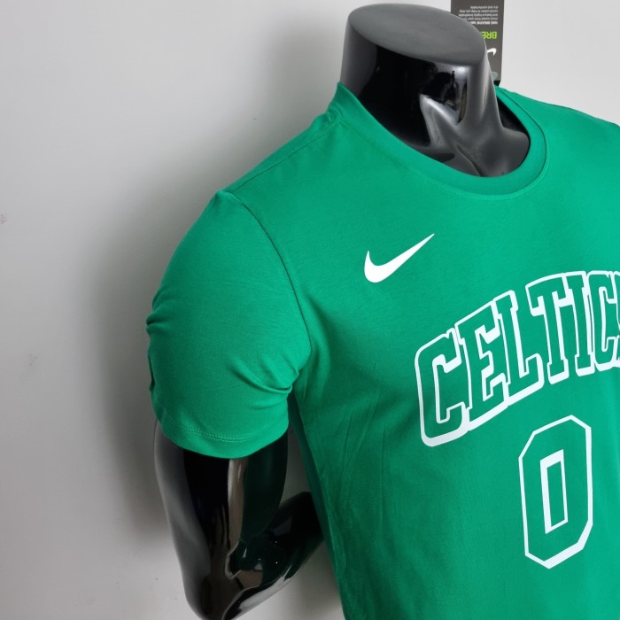 Jayson Tatum Boston Celtics Casual T-shirt Green
