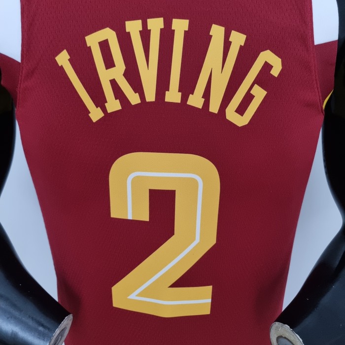 Kyrie Irving Cleveland Cavaliers 2022 Urban Edition Swingman Jersey Red