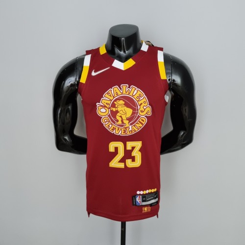 LeBron James Cleveland Cavaliers 2022 Urban Edition Swingman Jersey Red