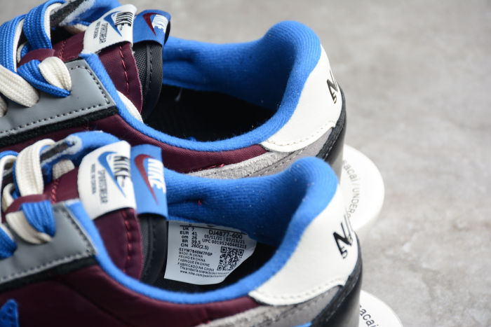 Undercover x Sacai x NK LDWaffle Night Maroon Team Royal