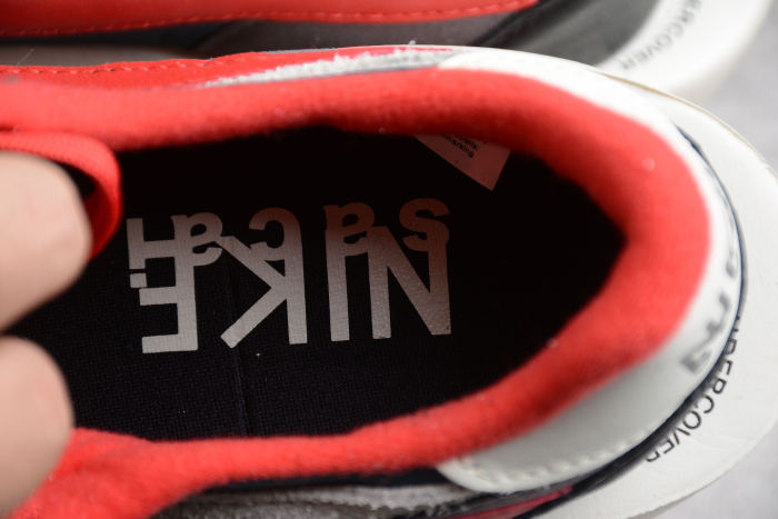 Undercover x Sacai x NK LDWaffle Midnight Spruce University Red
