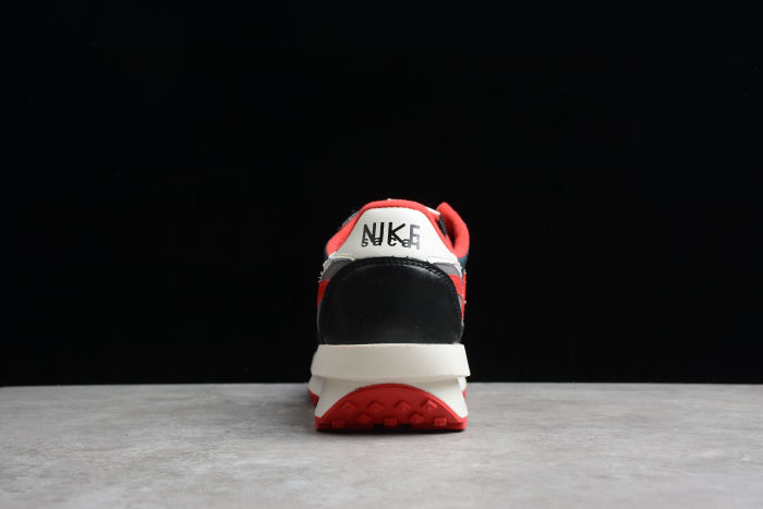 Undercover x Sacai x NK LDWaffle Midnight Spruce University Red