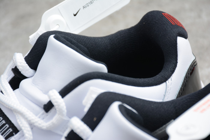 Air Jordan 11 Low Black Red AV2187-160