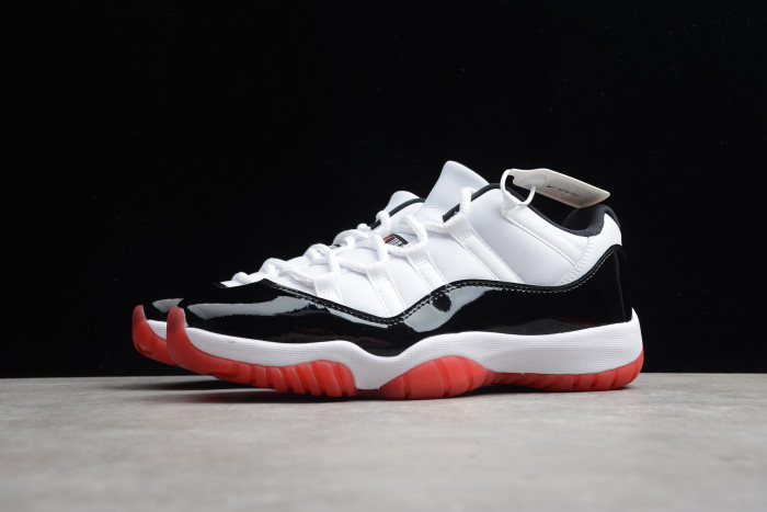 Air Jordan 11 Low Black Red AV2187-160