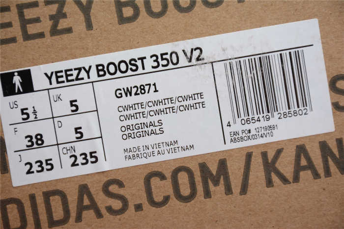 R20 YEEZY BOOST 350 V2 White GW2871