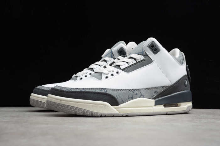 Air Jordan 3 Fresh Water White Gray