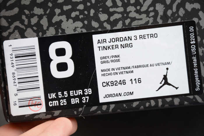 Air Jordan 3 WMNS “Rust Pink”AJ3 CK9246-116