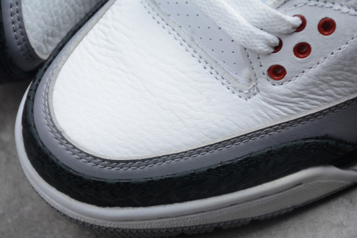 Air Jordan 3 White Gray AQ3835-160