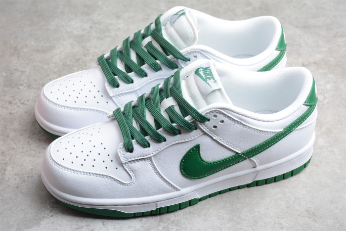 NK SB Dunk Low White Green DD1503-112