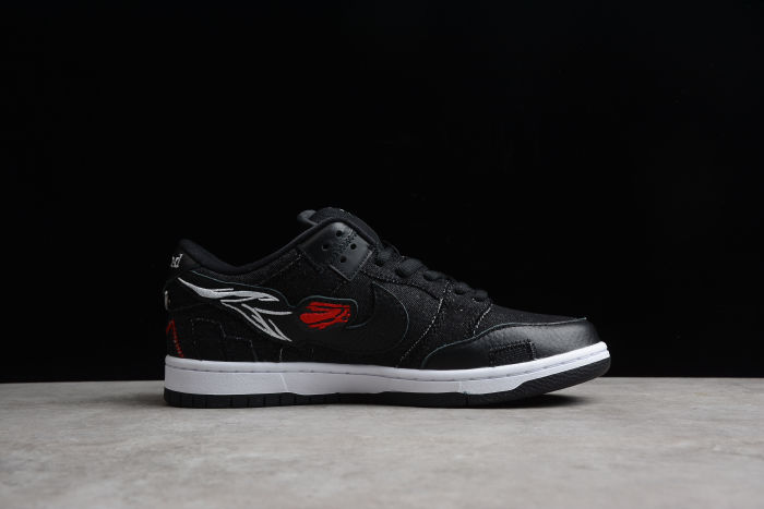 NK SB DUNK Black University Red DD8386-001