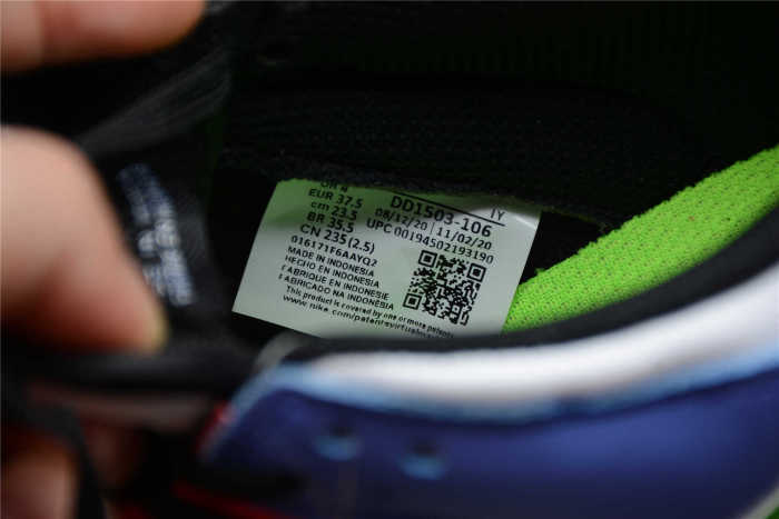 SB Dunk Low Colorful Stitching DD1503-106