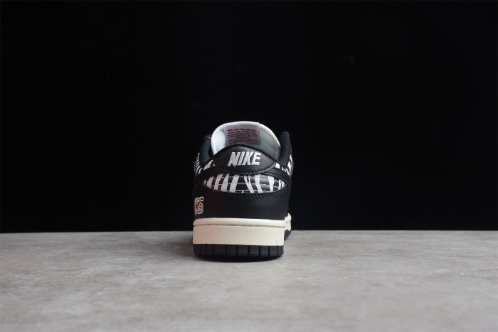 Quartersnacks x NK SB Dunk “Zebra” DM3510-001