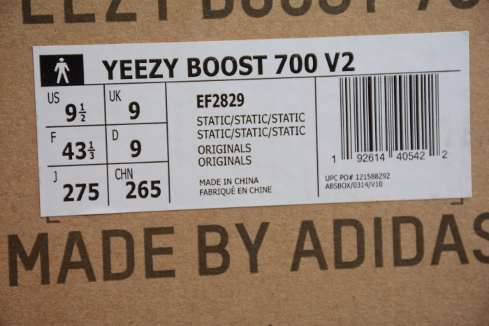 Yanye x Yeezy 700 V2 “Static” EF2829