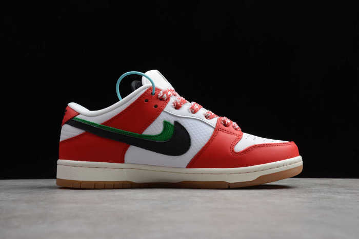Frame Skate x SB Dunk Low “Habibi” White Red Black CT25