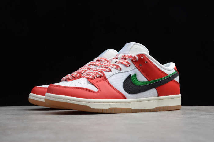 Frame Skate x SB Dunk Low “Habibi” White Red Black CT25