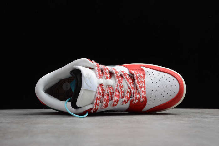 Frame Skate x SB Dunk Low “Habibi” White Red Black CT25