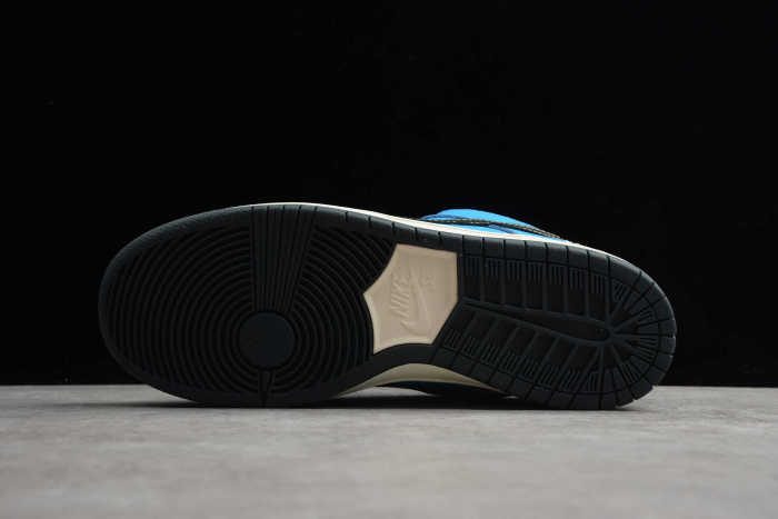 SB Dunk Low x Instant Skateboard Grey Blue CZ5128-400